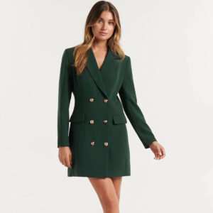 Casual Double Breasted Mid-length Suit
