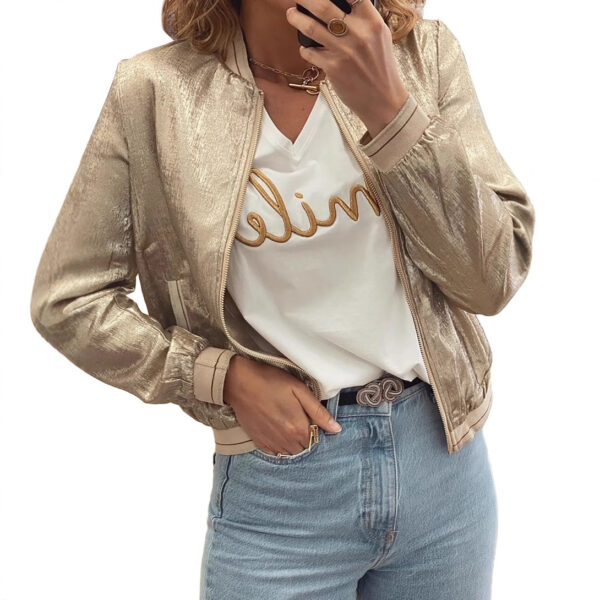 Solid Color Casual Multi-pocket Jacket - Image 3