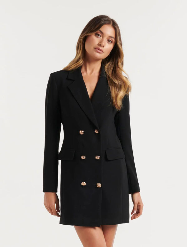 Casual Double Breasted Mid-length Suit - Image 4