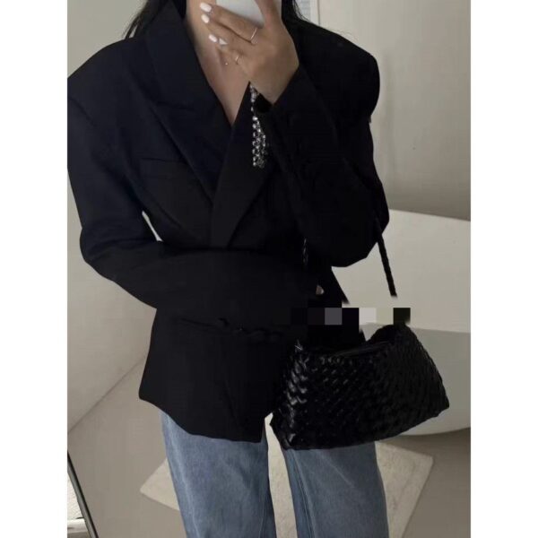 Solid Color Temperament Coat - Image 4