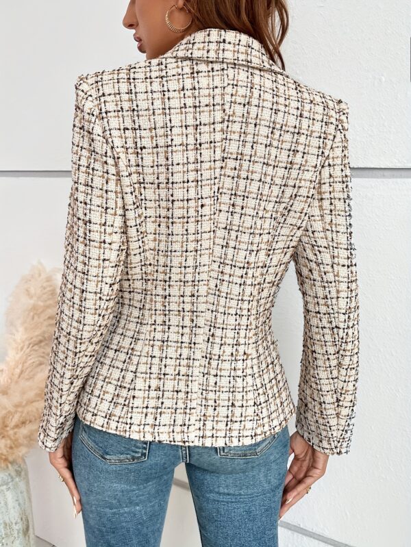 plaid blazer
