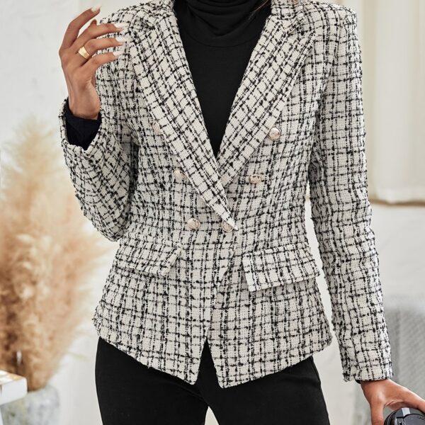 plaid blazer