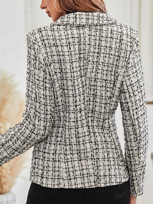 plaid blazer