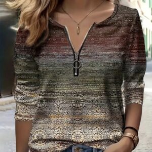 autumn color top