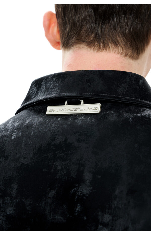 pu leather coat