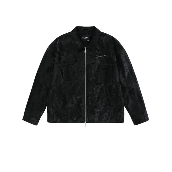 pu leather coat