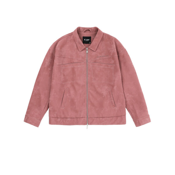 pu leather coat