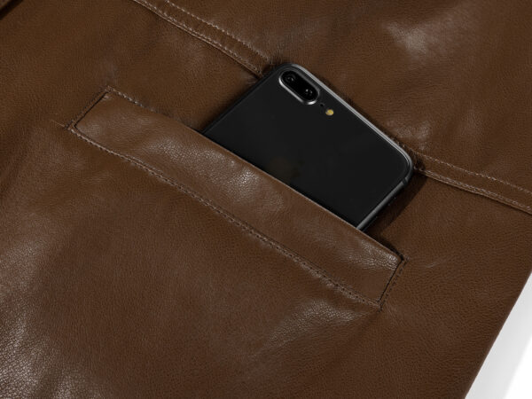 leather coat