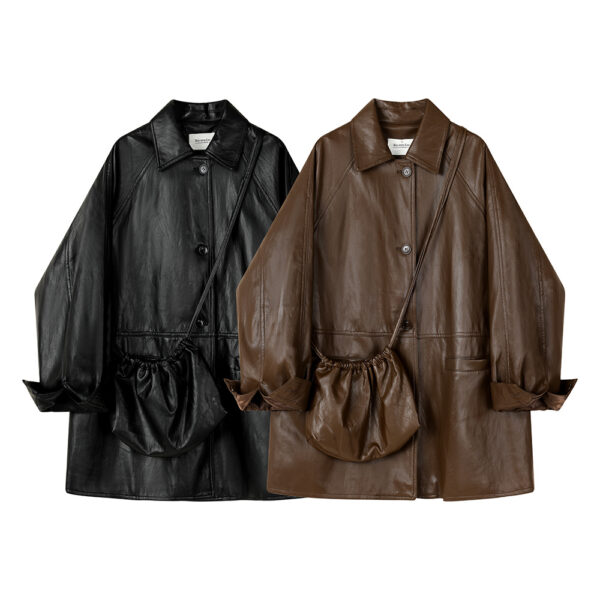 leather coat