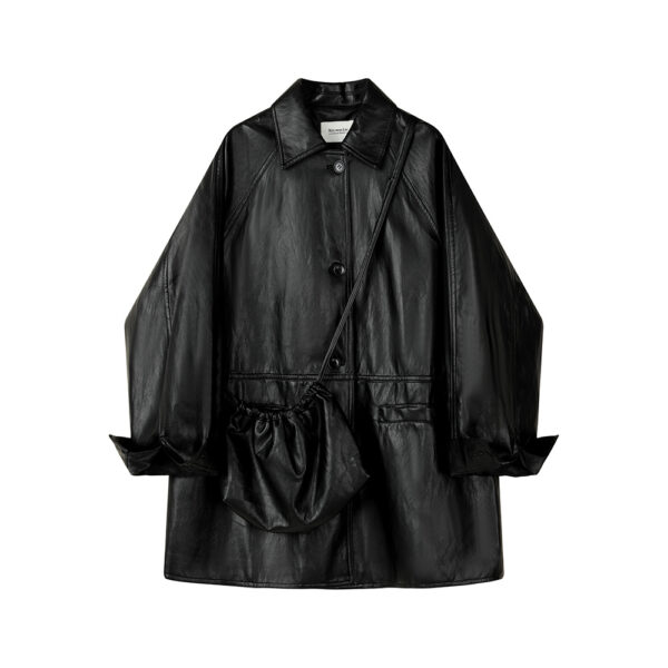 leather coat