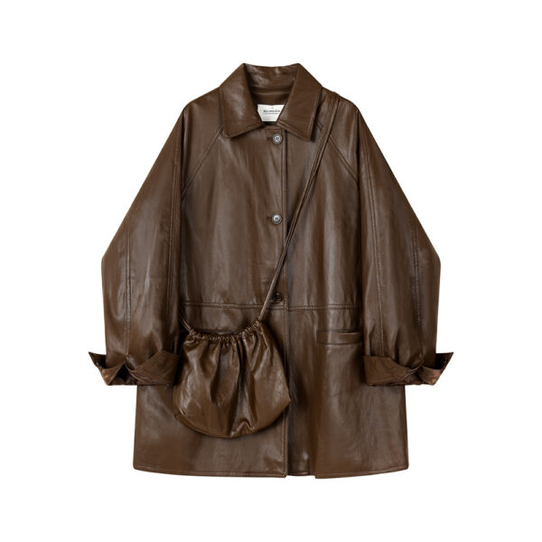leather coat
